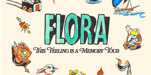Flora : ' This Feeling is a Memory ' Album Tour live at Barwon Club Hotel - Concert poster
