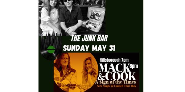 Mack & Cook live at The Junk Bar in New Farm - Live music event