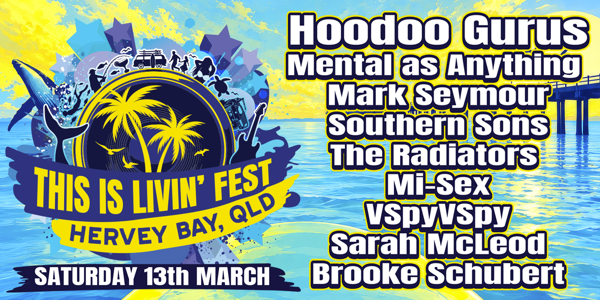 This Is Livin Fest live at Seafront Oval - Concert poster