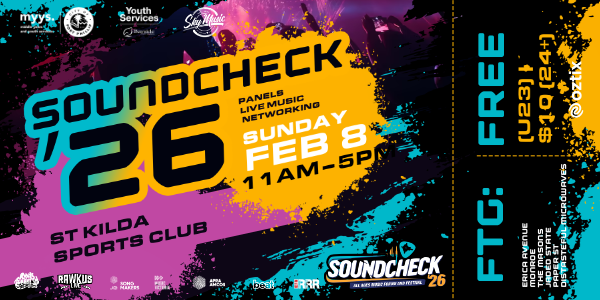 SOUNDCHECK '26 poster