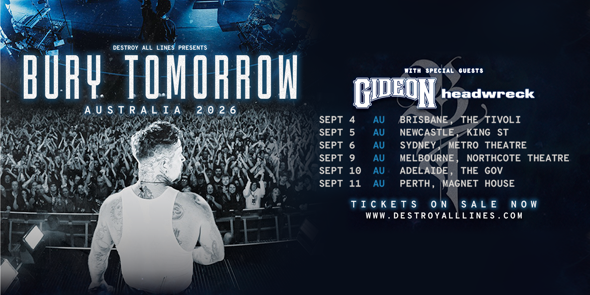 Bury Tomorrow (uk) Will You Haunt Me Australian Tour 2026