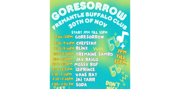GoreSorrow Perth Tour: Last Show at Fremantle Buffalo Club