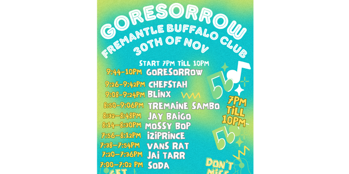 GoreSorrow Perth Tour: Last Show at Fremantle Buffalo Club