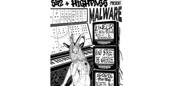MALWARE live at King Street (Newcastle) - Concert poster