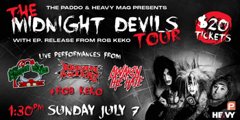 The Midnight Devils Tour live at The Paddo
