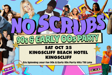 NO SCRUBS: 90s + Early 00s Party - Kingscliff