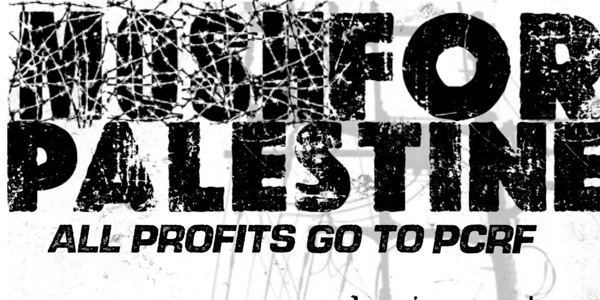 Mosh for Palestine - Supported by Heavy Delay, The cufflinx, your last words. live at The Tote - Upstairs - Concert poster