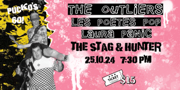 Pucko's 60th Birthday Bash w/ The Outliers, Les Poetes Pop & Laura Panic