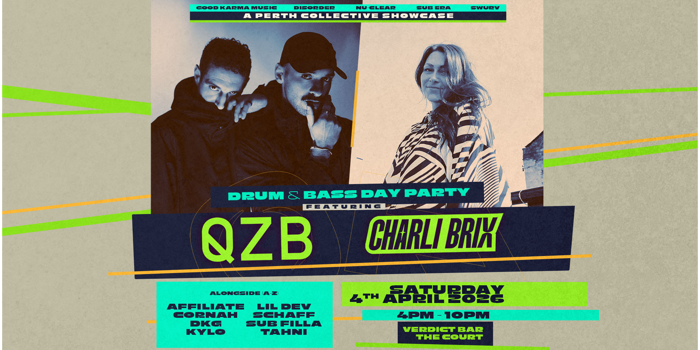 Photo of QZB & CHARLI BRIX (Perth) D&B DAY PARTY