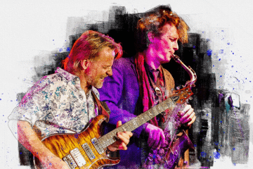 Tom Waters (UK) & Geoff Achison (Aus)   “Brush with the Blues”