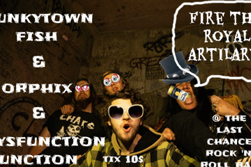 FIRE THE ROYAL ARTILLERY with Funkytown Fish & Orphix