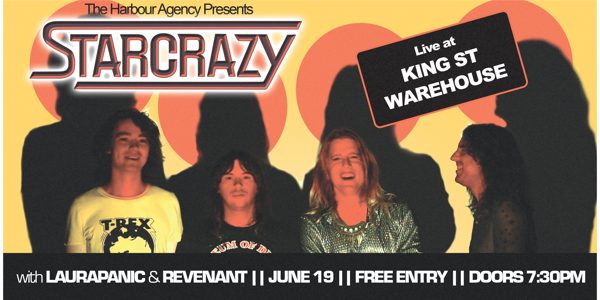 Starcrazy - 'Prove Myself' Tour 2026 live at King Street (Newcastle) - Concert poster