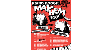 PIANO BOOGIE MAYHEM TOUR - EZRA LEE & HENRI HERBERT (USA - Jim Jones Revue)