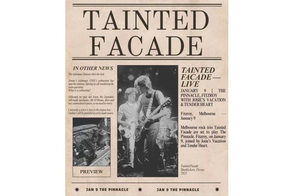 Tainted Facade live at The Fitzroy Pinnacle