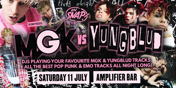 ???? MGK vs YUNGBLUD - PERTH ???? live at Amplifier Bar - Concert poster