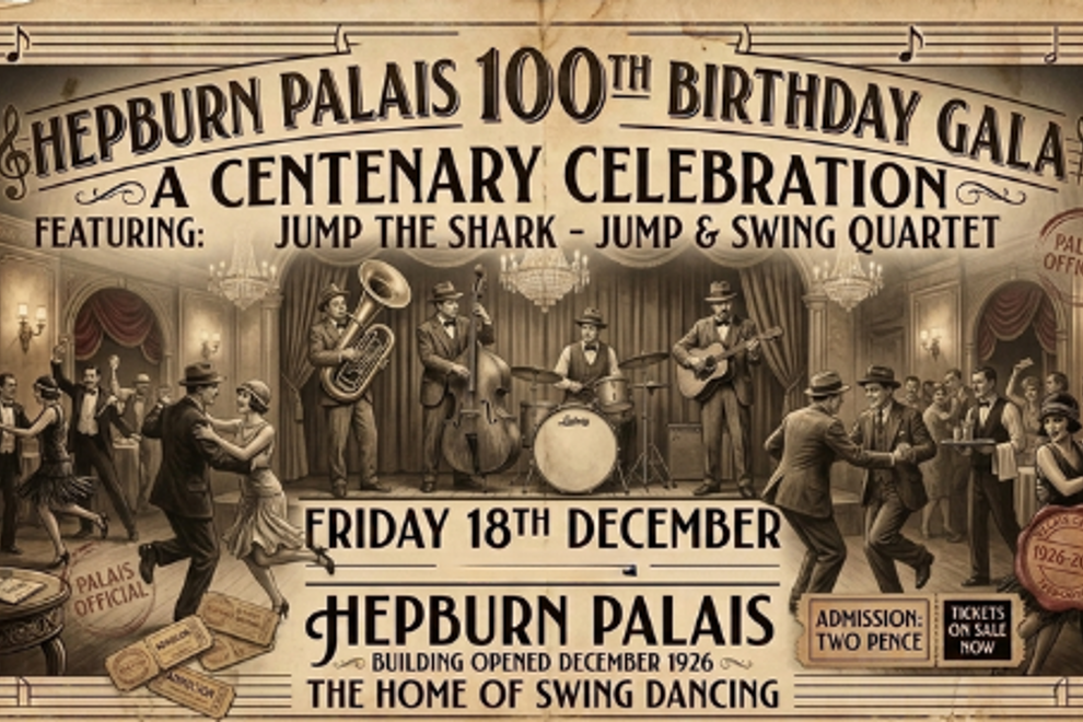 Hepburn Palais' 100th Birthday: Swing, Jazz & Jump Dance Party
