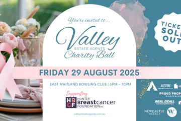 Valley Estate Agents Charity Ball - Proudly Supporting the Hunter Breast Cancer Foundation