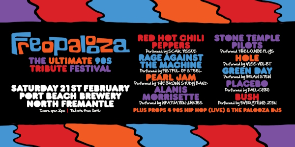 FREOPALOOZA | THE ULTIMATE 90S TRIBUTE FESTIVAL | SUPER SATURDAY! image