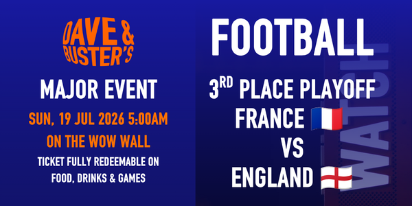 Football - 3rd Place Playoff - France vs England at Dave & Buster's Clarkson