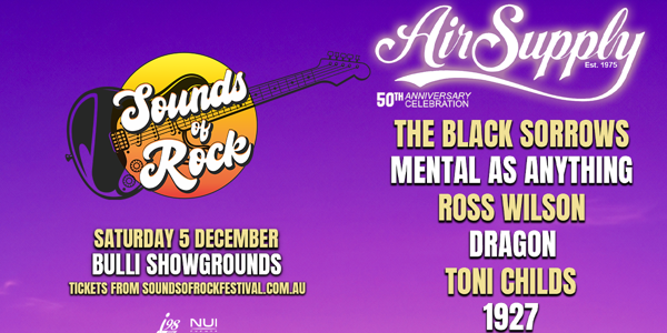 Sounds of Rock - Wollongong live at Bulli Showground - Concert poster