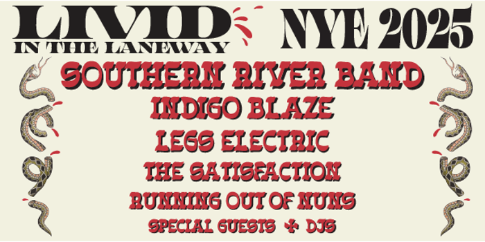 LIVID IN THE LANEWAY -  NYE 2025