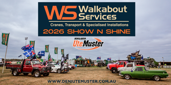 Deni Ute Muster: 2026 Walk About Services Show n Shine