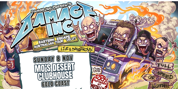 Damage Inc - Live at Mo's Desert Clubhouse (ALL AGES)