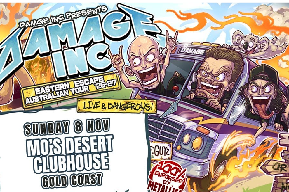 Damage Inc - Live at Mo's Desert Clubhouse (ALL AGES)
