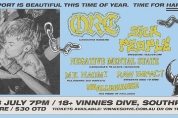 ORC, SICK PEOPLE, NEGATIVE MENTAL STATE, MK NAOMI, RAW IMPACT & NO ALLEGIANCE