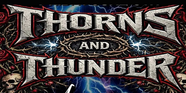 THORNS & THUNDER live at Milk Bar - Concert poster