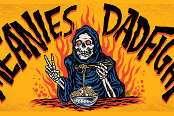 THE MEANIES x DAD FIGHT split 7" Tour
