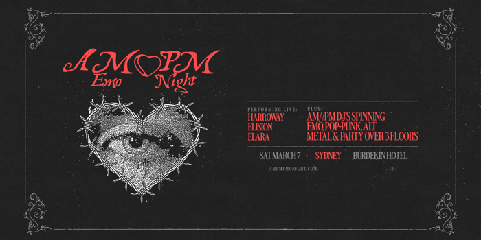 am//pm emo night // sydney march 7