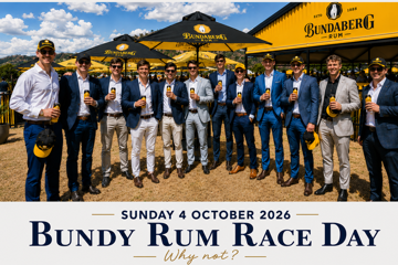 Bundy Rum Race Day 2026 at Cluden Park