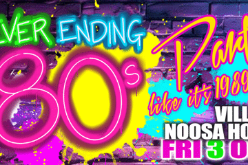 NEVER ENDING 80'S - PARTY LIKE ITS 1989