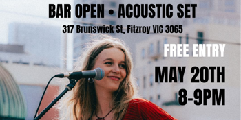 **FREE ENTRY** Alice Isabella (Front Bar)