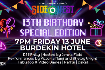 Sydney Gaymers 13th Birthday // FREE