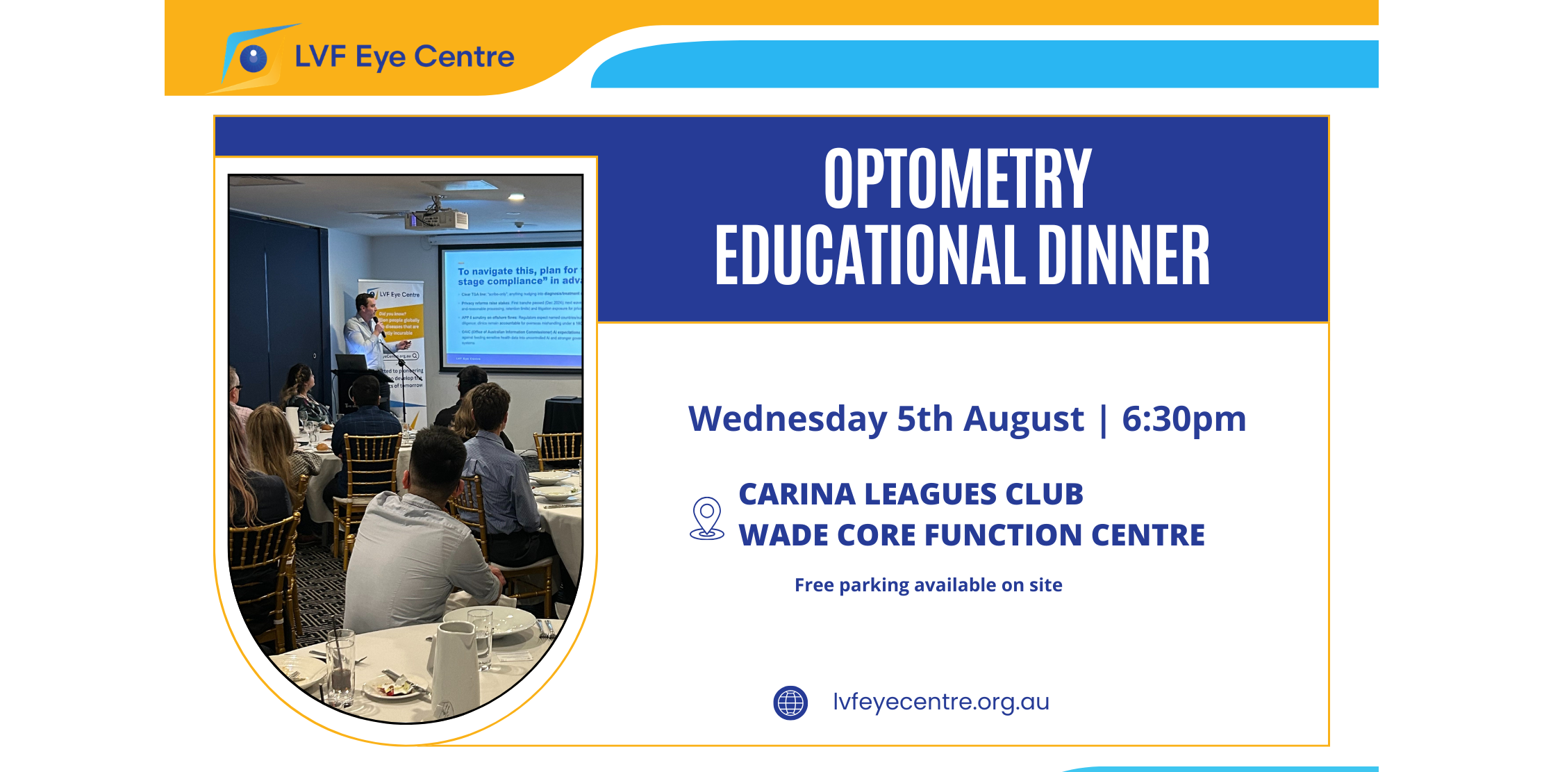2026 Optometry Educational Dinner (August)