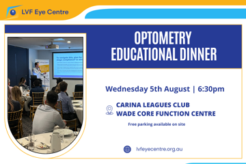 2026 Optometry Educational Dinner (August)