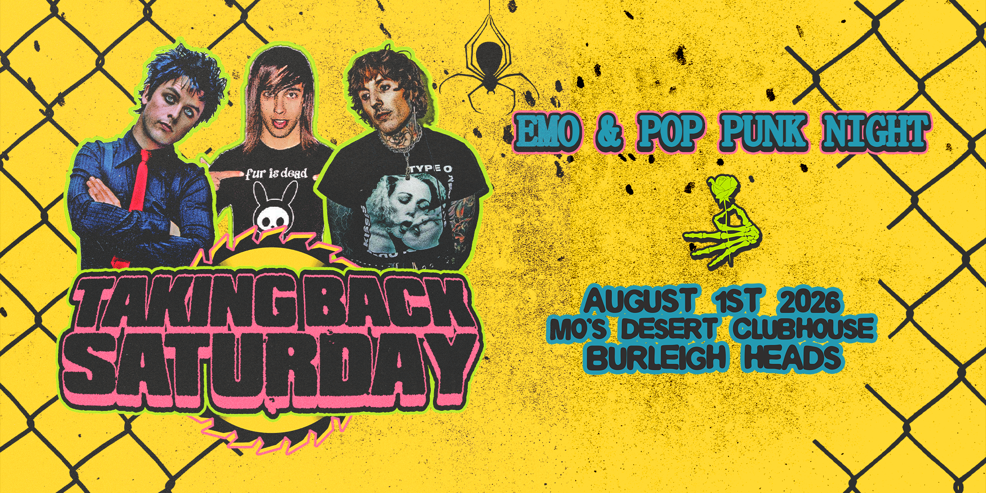 TAKING BACK SATURDAY - Emo and Pop Punk Night