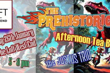 The Prehistorics + Afternoon Tea Boys + The Justus Trio