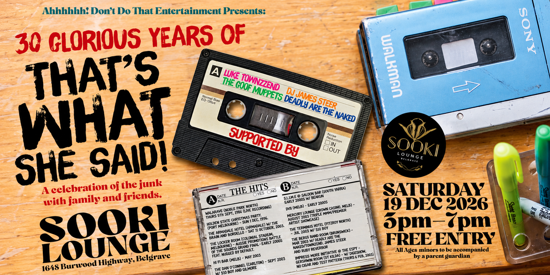 30 GLORIOUS YEARS OF - THATS WHAT SHE SAID