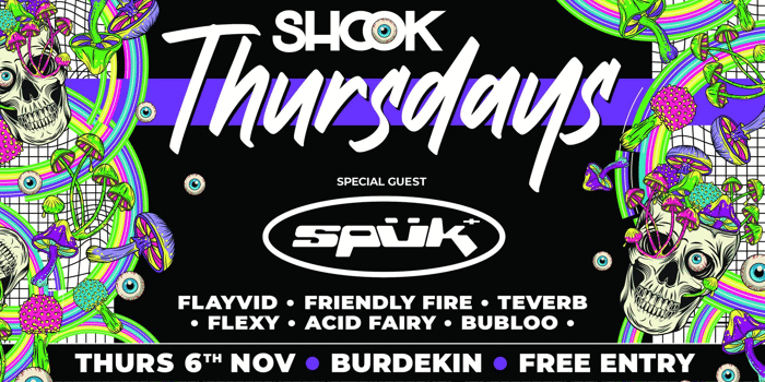 *FREE* SHOOK THURSDAYS Dubstep & Drum n Bass ft. SPUK