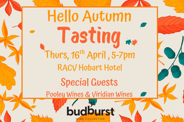Budburst's - Hello Autumn Tasting