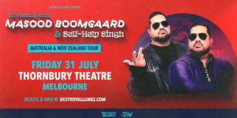 An Evening With Masood Boomgaard & Self-Help Singh