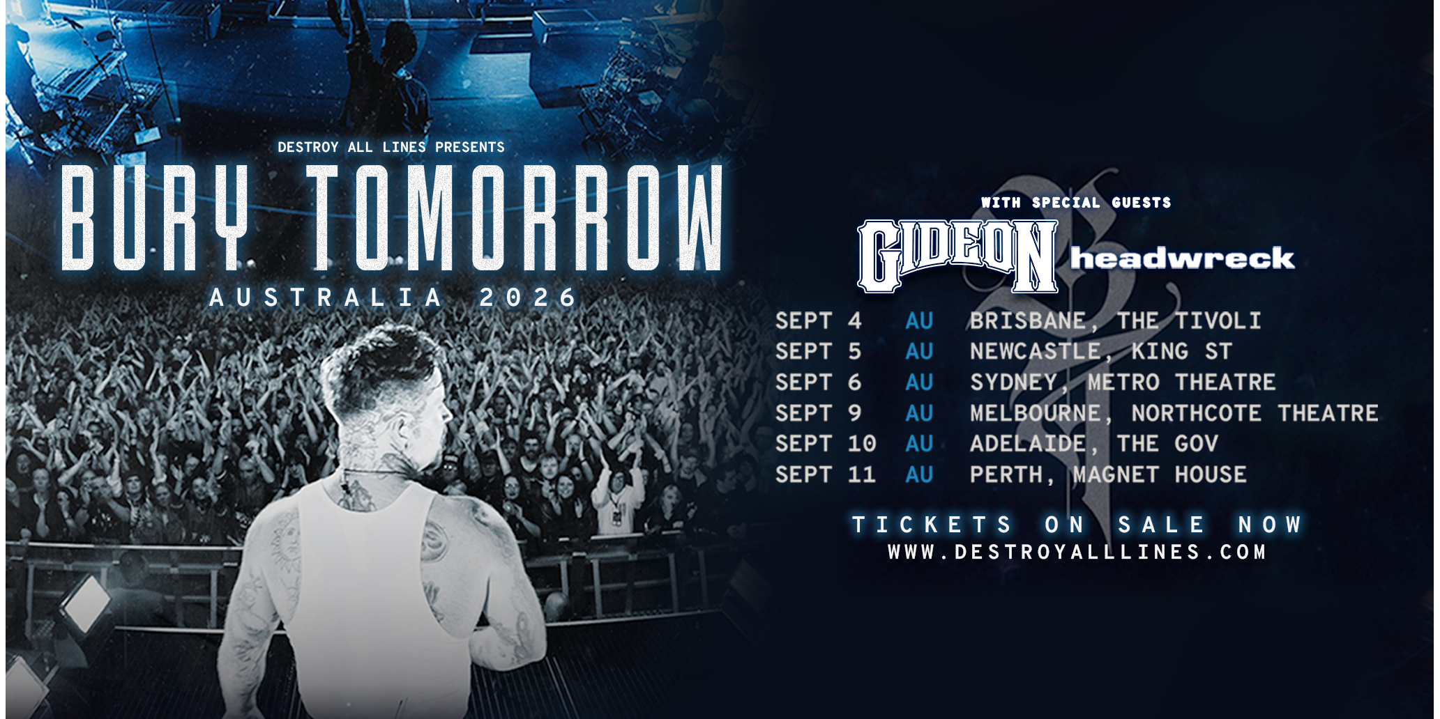 Bury Tomorrow (uk) Will You Haunt Me Australian Tour 2026