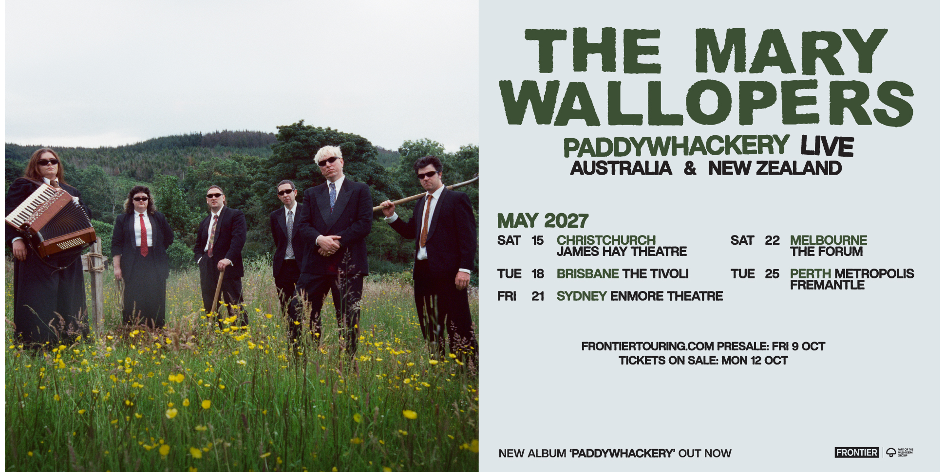 The Mary Wallopers - Paddywhackery Live 2027