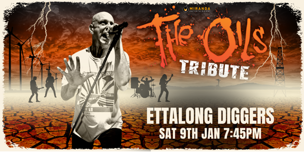 THE OILS TRIBUTE live at Ettalong Diggers - Concert poster
