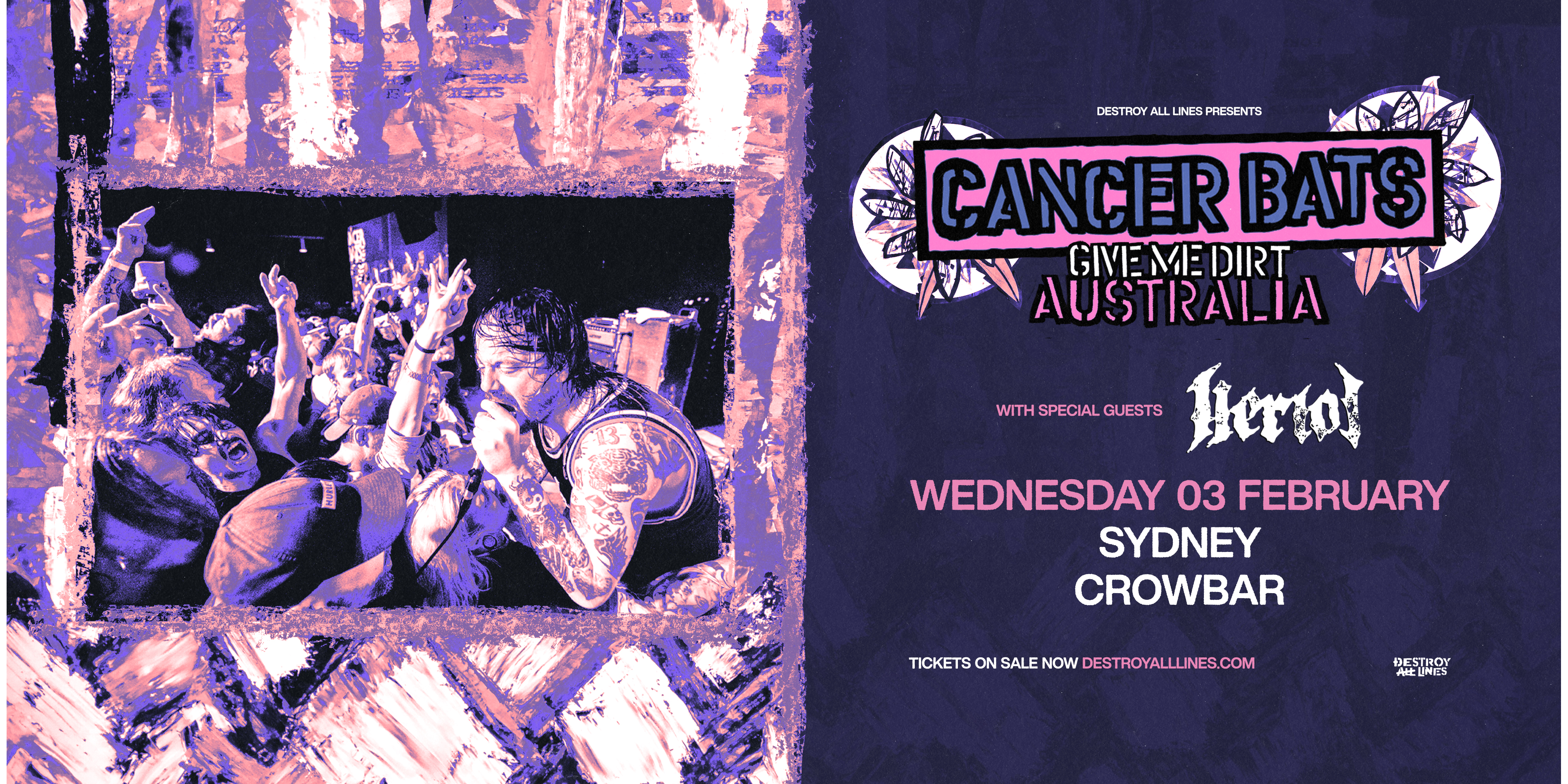 Cancer Bats | Give Me Dirt Australia | Sydney