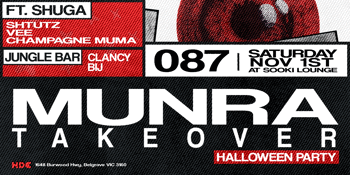 MUNRA PRESENTS , HALLOWEEN W → SHUGA -BEER GARDEN PARTY | HDC #087