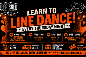 LEARN TO LINE DANCE AT THE BEER SHED!